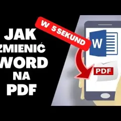Jak zmienić Word na PDF - proste sposoby bez utraty formatu