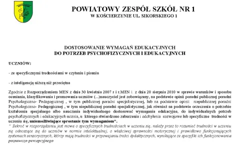 Dostosowanie wymagań edukacyjnych – klucz do sukcesu ucznia z trudnościami