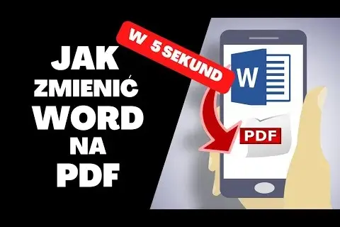 Jak zmienić Word na PDF - proste sposoby bez utraty formatu