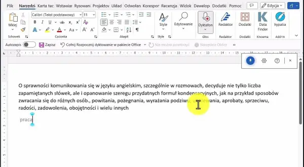 Jak włączyć pisanie głosowe w Word i uniknąć problemów z mikrofonem