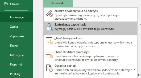 Jak zahasłować Excel i zabezpieczyć swoje dane przed utratą