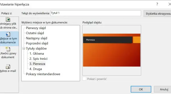 Jak dodać hiperłącza w PowerPoint, aby ułatwić prezentację?