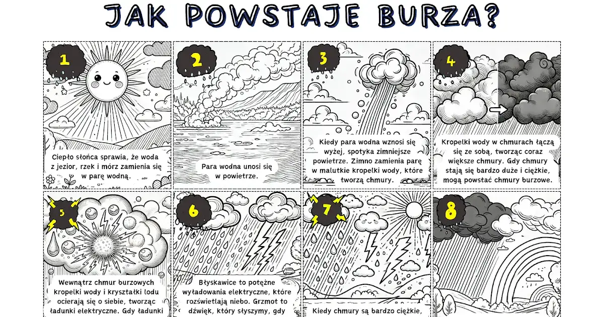 Zdjęcie Jak powstaje burza film edukacyjny dla dzieci - bezpieczne porady