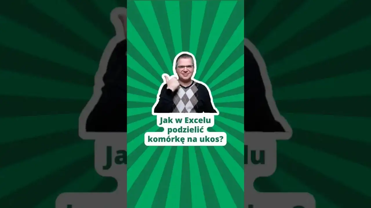 Zdjęcie Jak podzielić komórkę w Excelu po skosie i poprawić czytelność danych