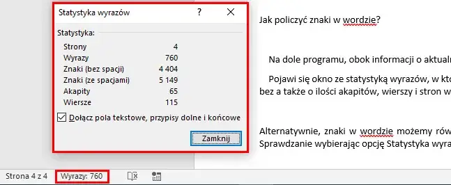 Zdjęcie Jak policzyć znaki w Wordzie? Proste sposoby na dokładne wyniki