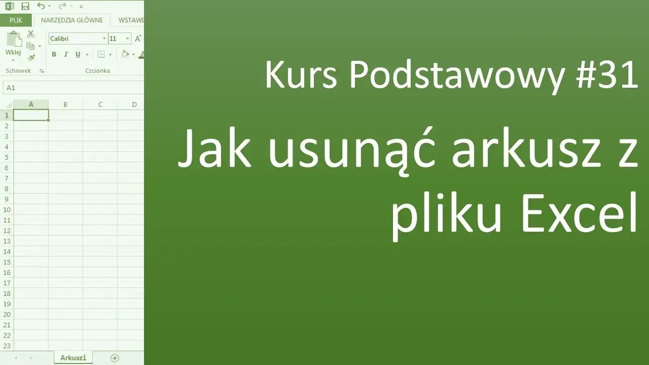 Zdjęcie Jak usunąć arkusz w Excelu i nie stracić ważnych danych