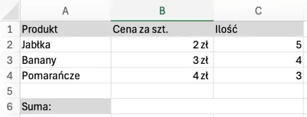 Jak w prosty sposób w Excelu zrobić sumę i uniknąć błędów